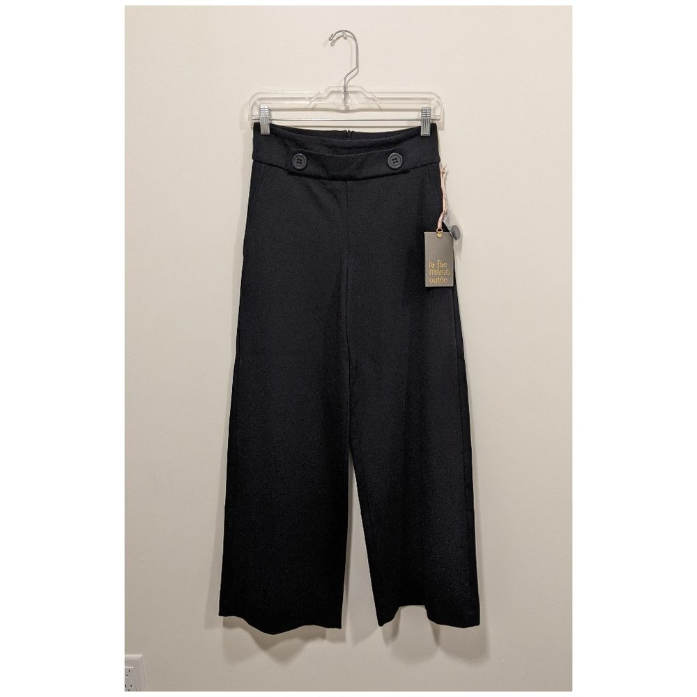La Fee Maraboutee Wide Leg High Waist Dress Pants
